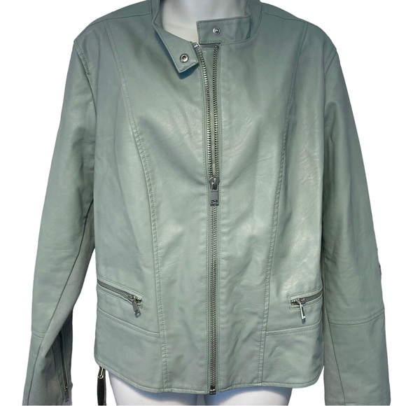 Faux Leather Jacket - Picture 2 of 8